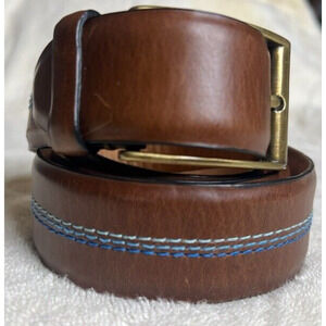 John Fluevog Unisex Leather with blue stitches size 36